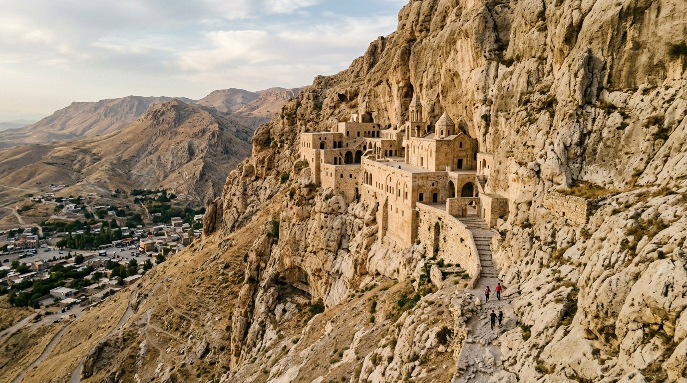 Rabban Hormizd Monastery above Alqosh