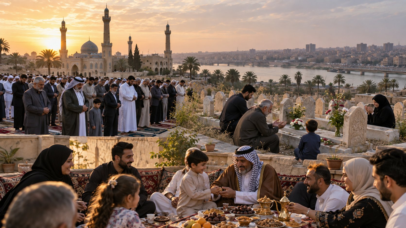 عيد الفطر في العراق: التقاليد، طقوس الكليجة، ودليل المسافر