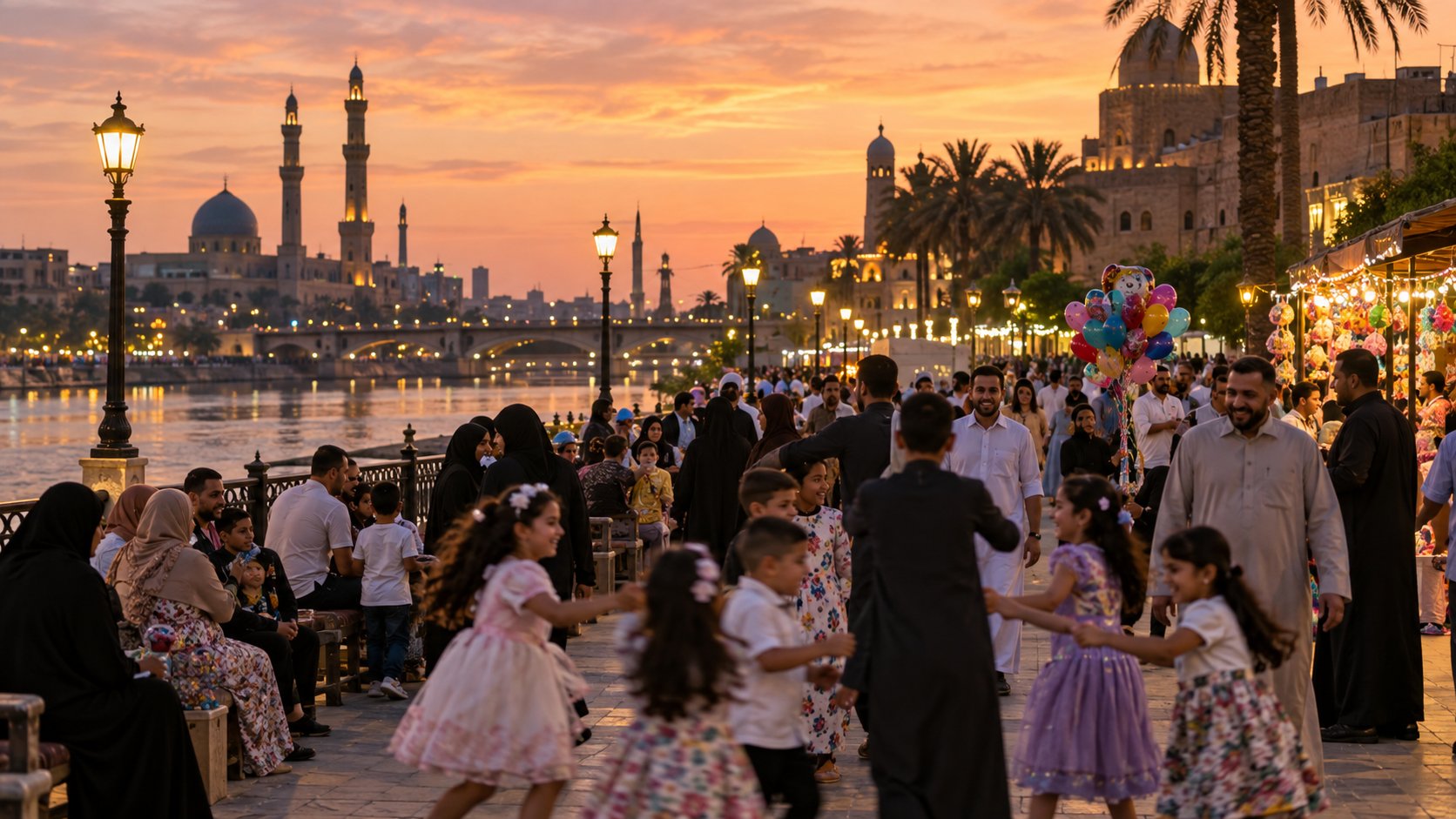 عيد الفطر في العراق: التقاليد، طقوس الكليجة، ودليل المسافر
