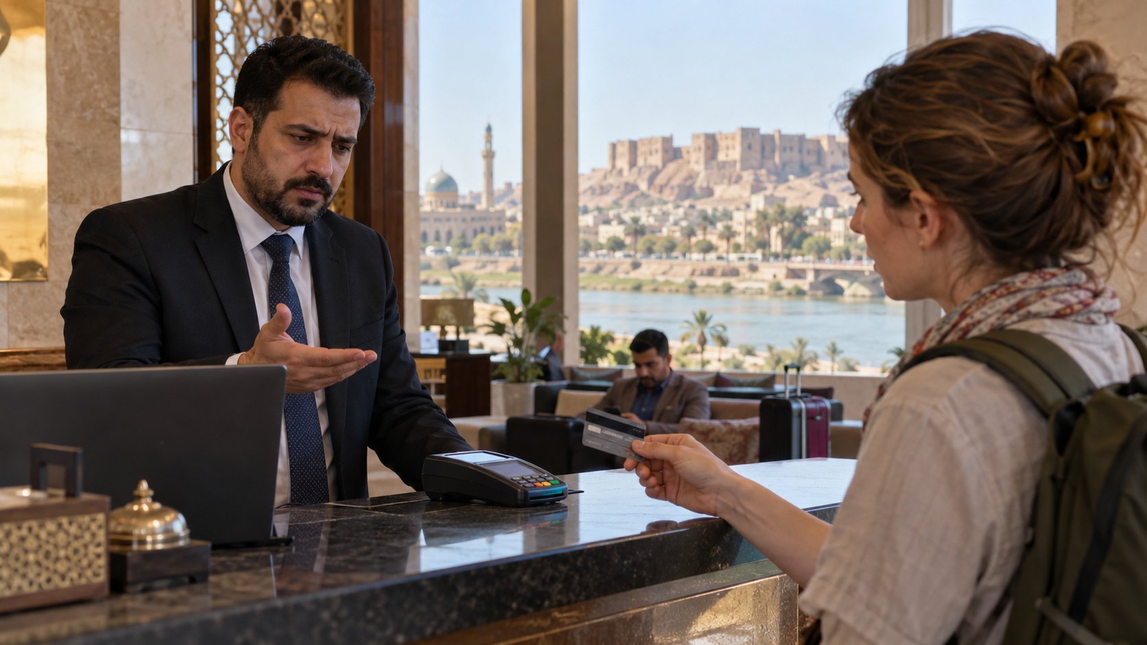Hotels im Irak buchen: WhatsApp-Reservierung, Bargeldregeln und Preise