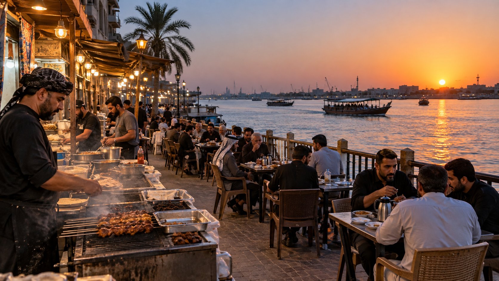 Suhūr-Streetfood-Touren im Irak: Mitternächtliches Schlemmen in Bagdad, Mossul und Basra während des Ramadan