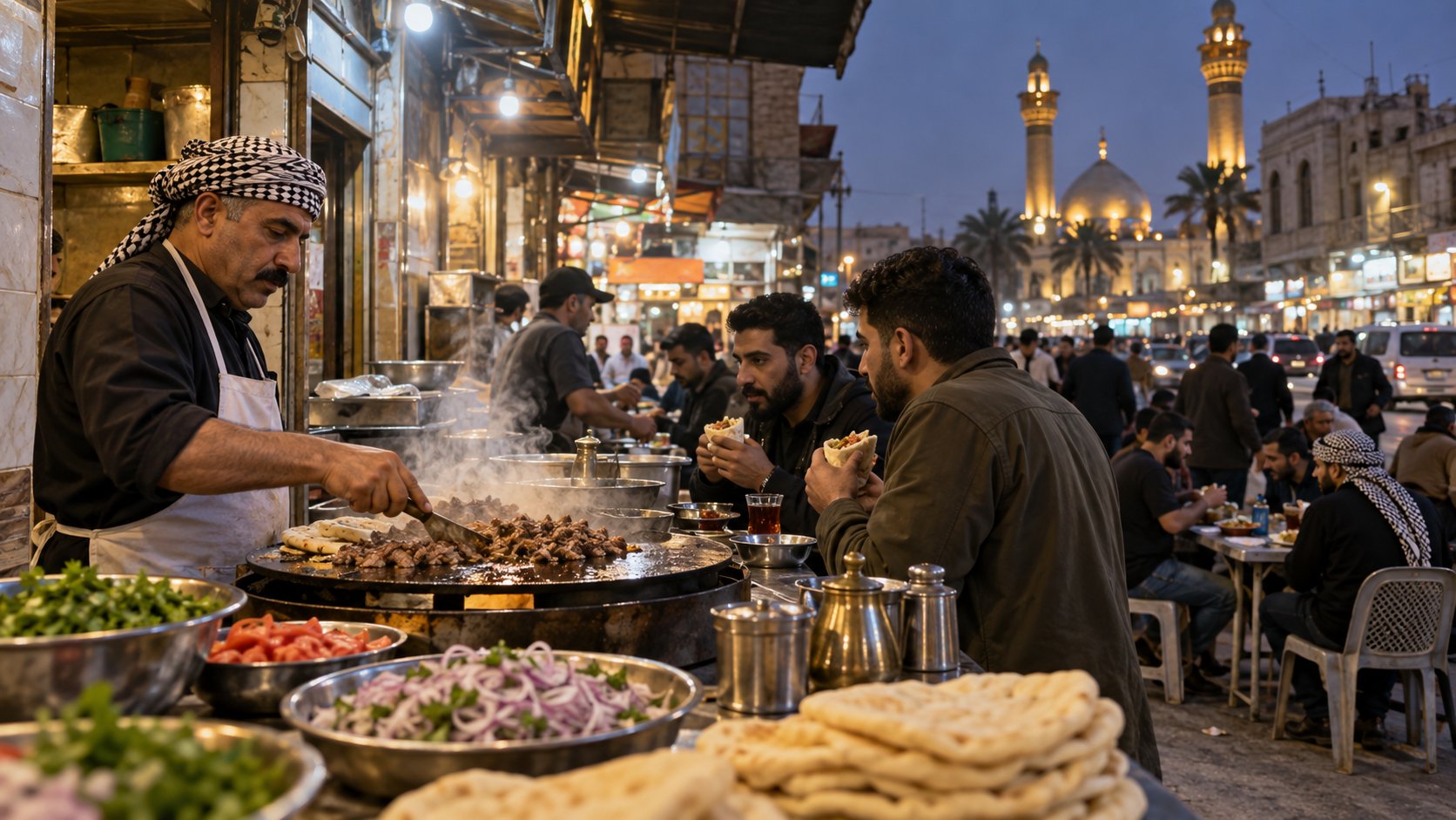 Suhūr-Streetfood-Touren im Irak: Mitternächtliches Schlemmen in Bagdad, Mossul und Basra während des Ramadan