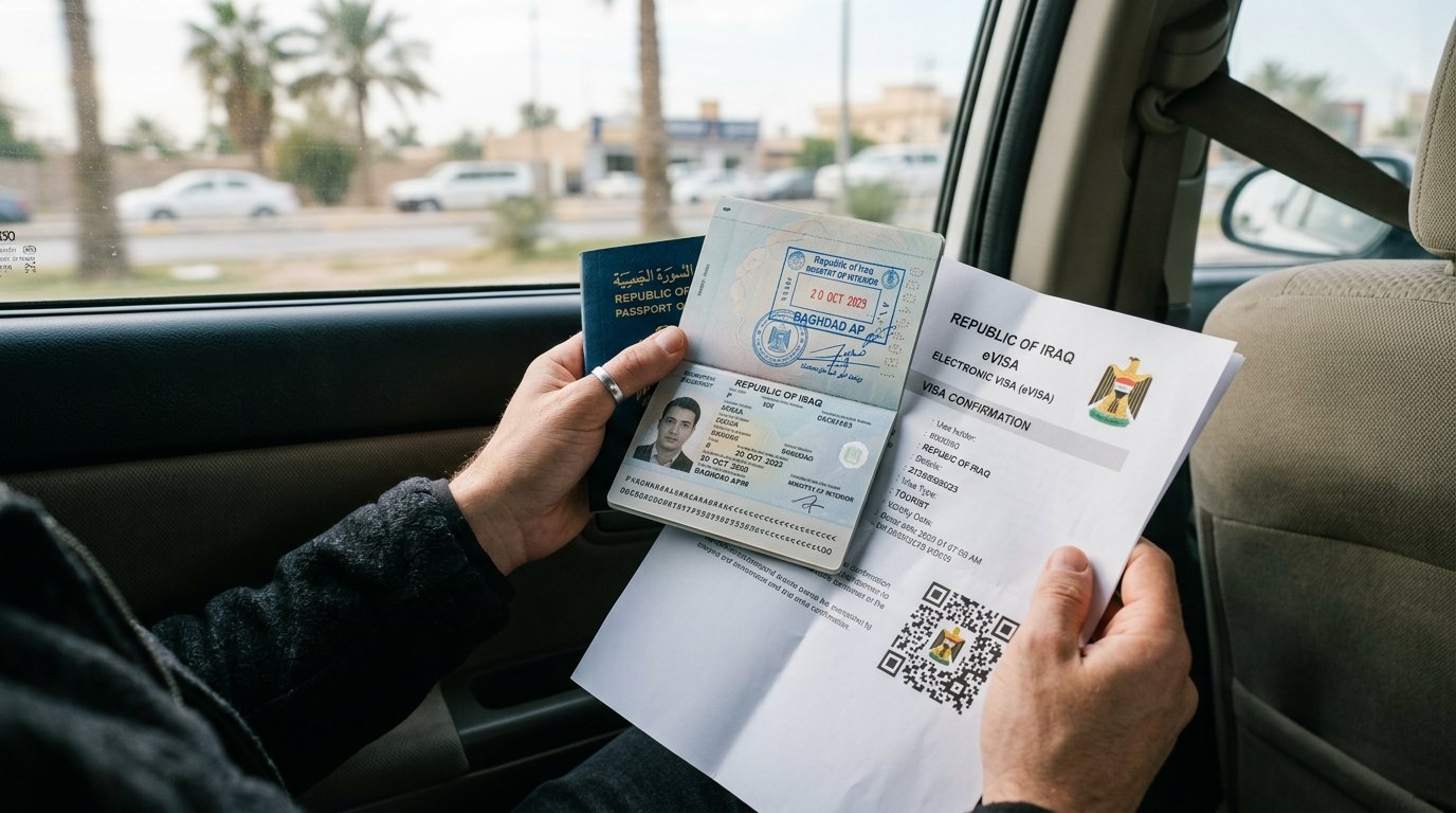 Von Erbil nach Bagdad auf dem Landweg: Checkpoints, Sammeltaxis und Visabestimmungen