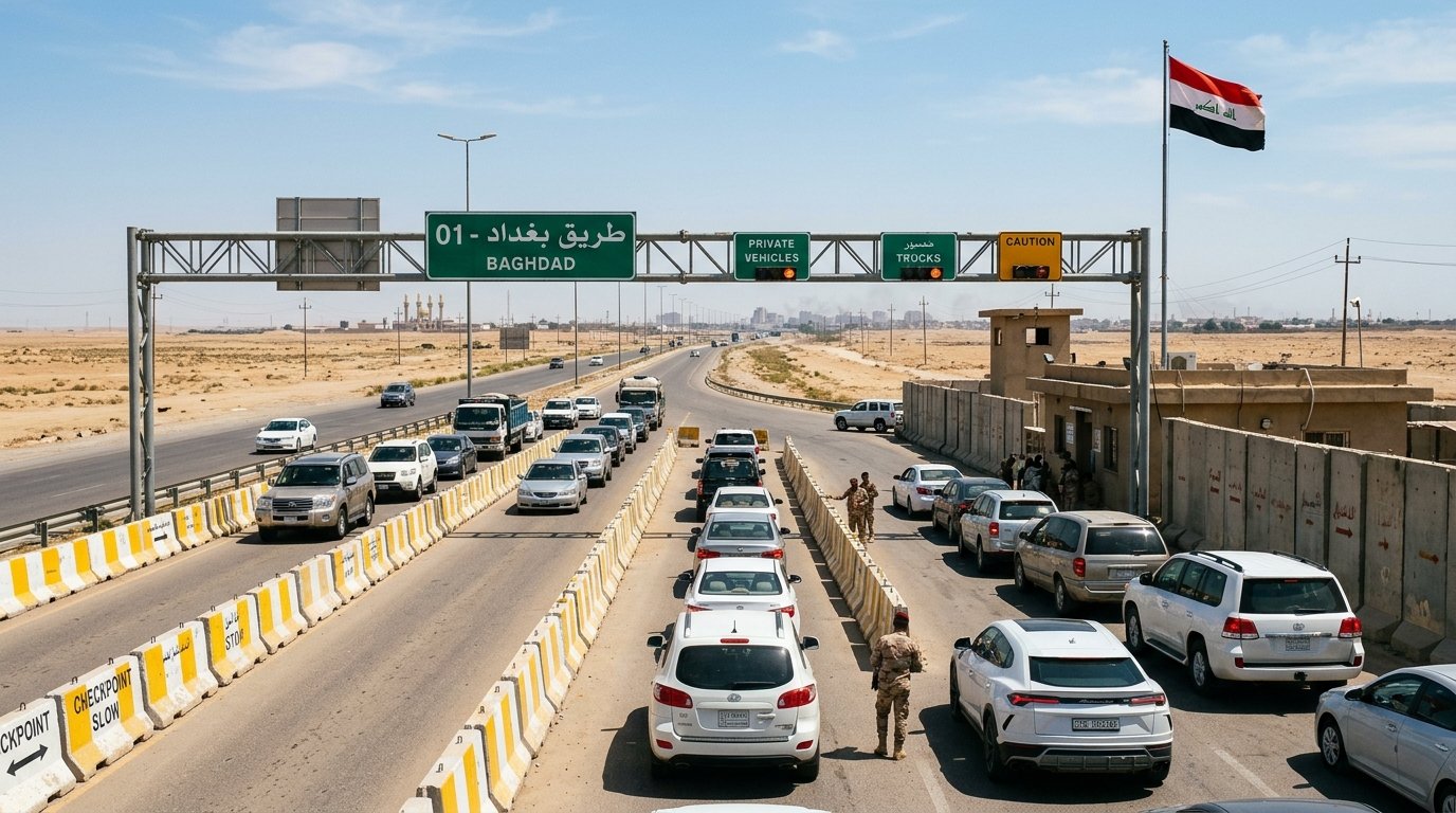 Von Erbil nach Bagdad auf dem Landweg: Checkpoints, Sammeltaxis und Visabestimmungen