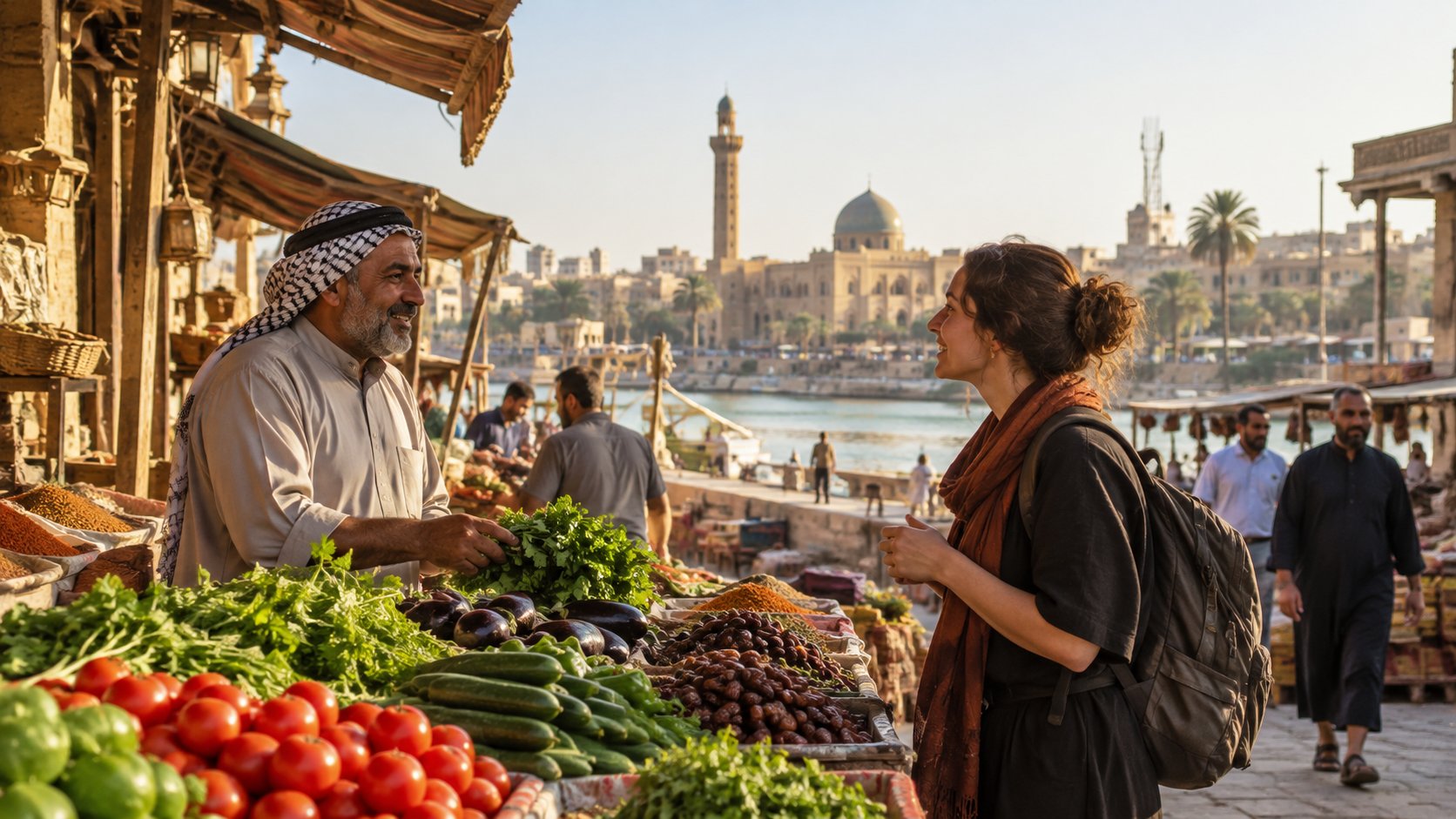 Mit Ernährungseinschränkungen durch den Irak reisen