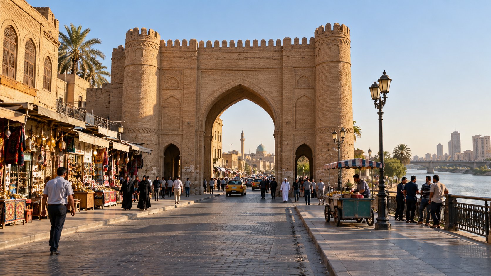 باب الوسطاني في بغداد