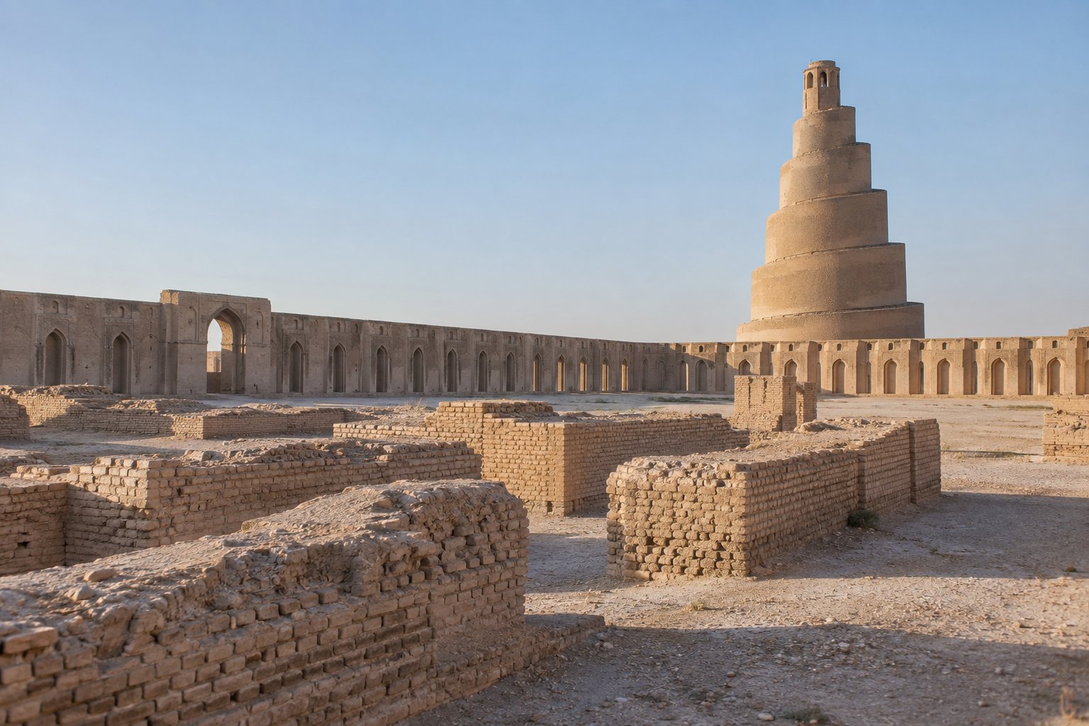 malwiya minaret samarra — view 3