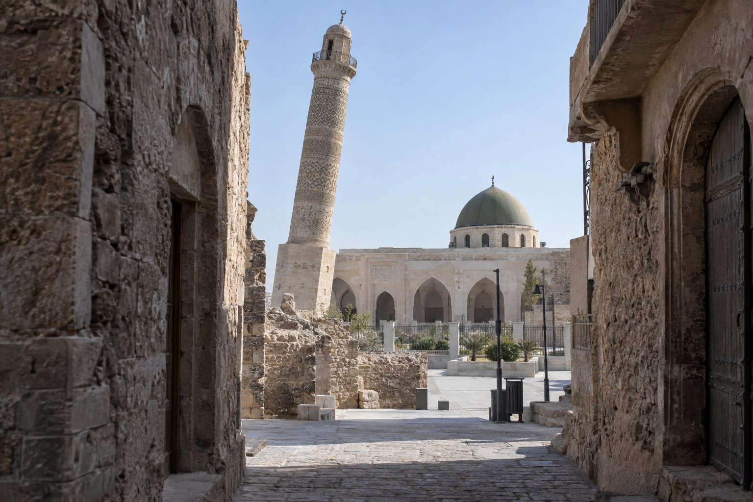 mosul old city al nuri mosque — view 1