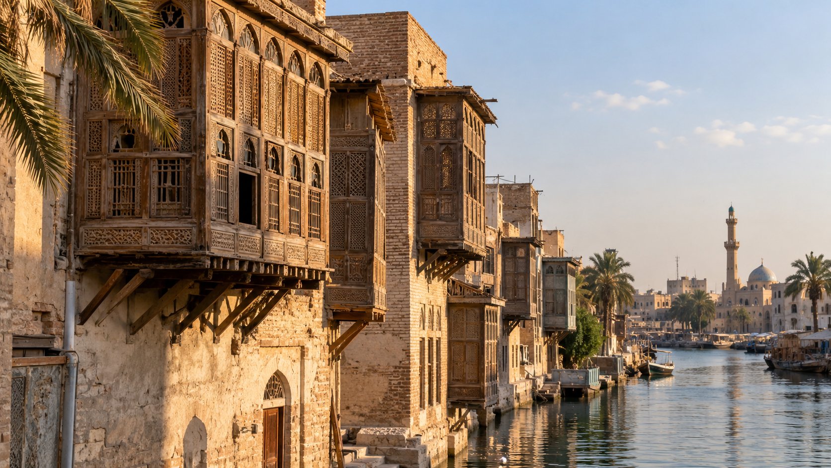 الشناشيل التاريخية في البصرة القديمة