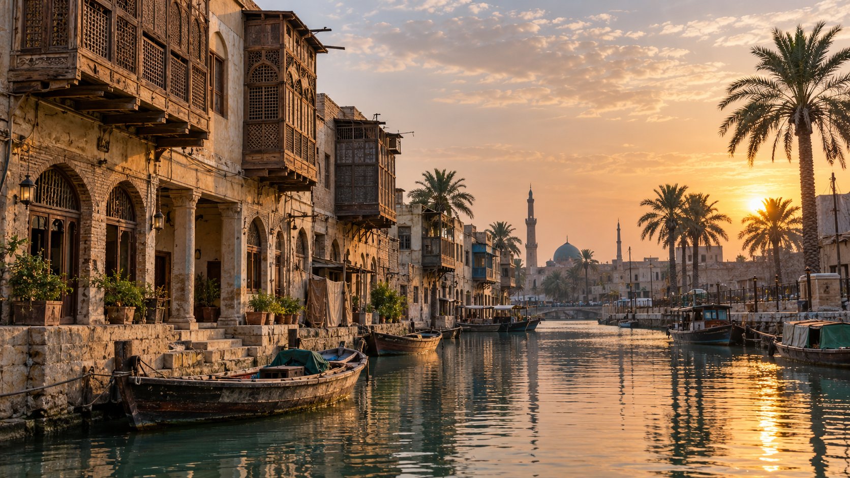 الشناشيل التاريخية في البصرة القديمة